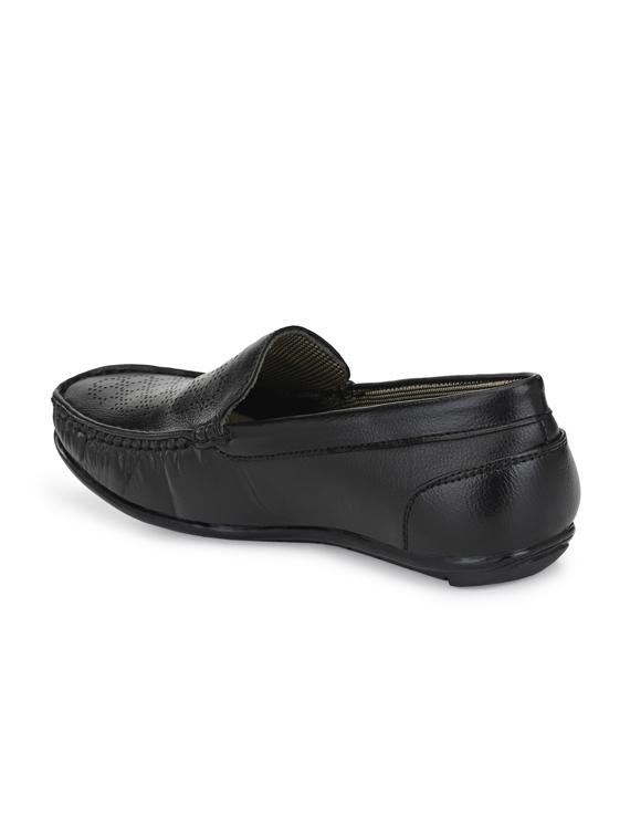 black pvc slip on moccasins - 18736940 - Standard Image - 2