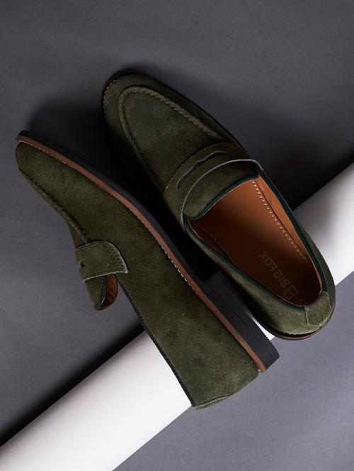 green slip on loafer - 18736953 - Standard Image - 0