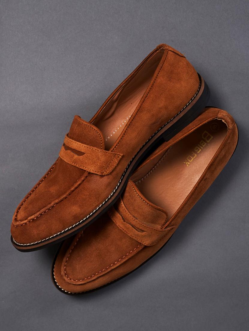 tan slip on loafer - 18736954 -  Zoom Image - 0