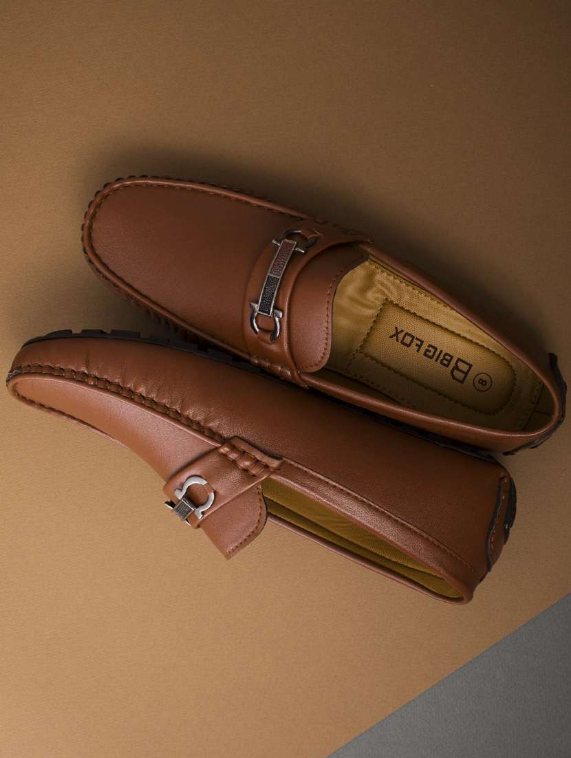 men slip on horsebit loafers