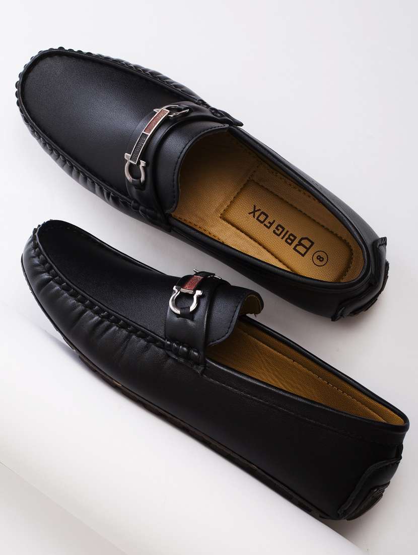 men slip on horsebit loafers