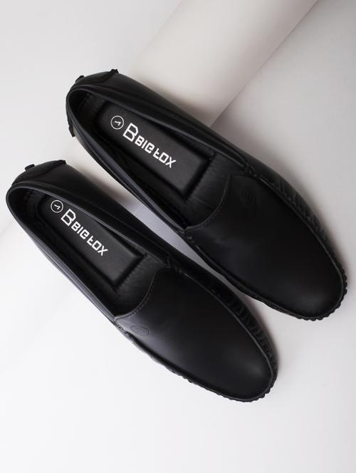 black slip on loafers - 18736989 - Standard Image - 0