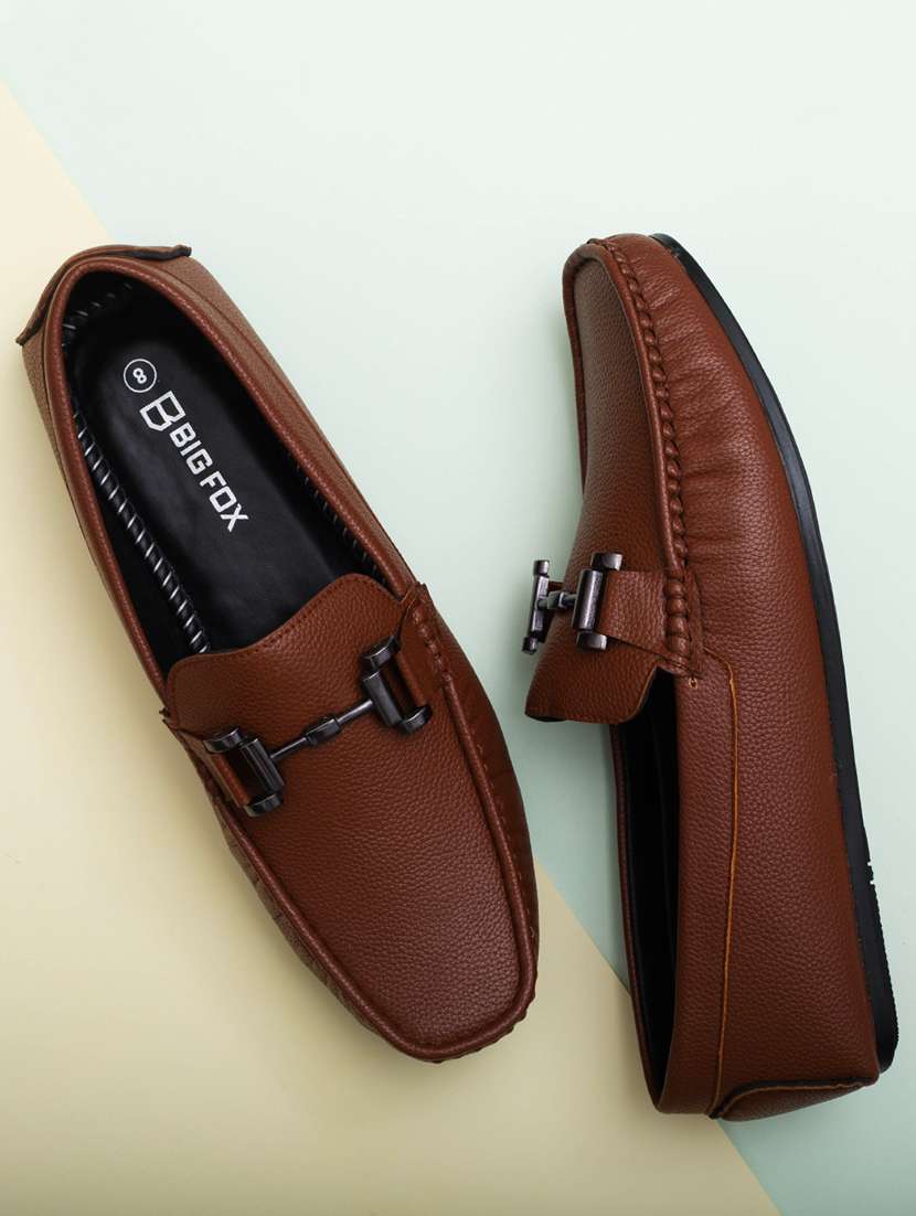 men slip on horsebit loafers