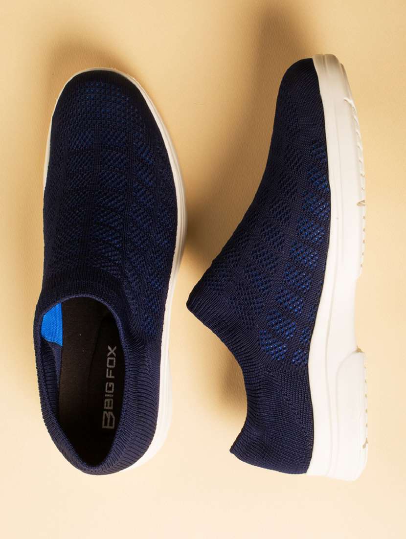 blue eva slip on slipons