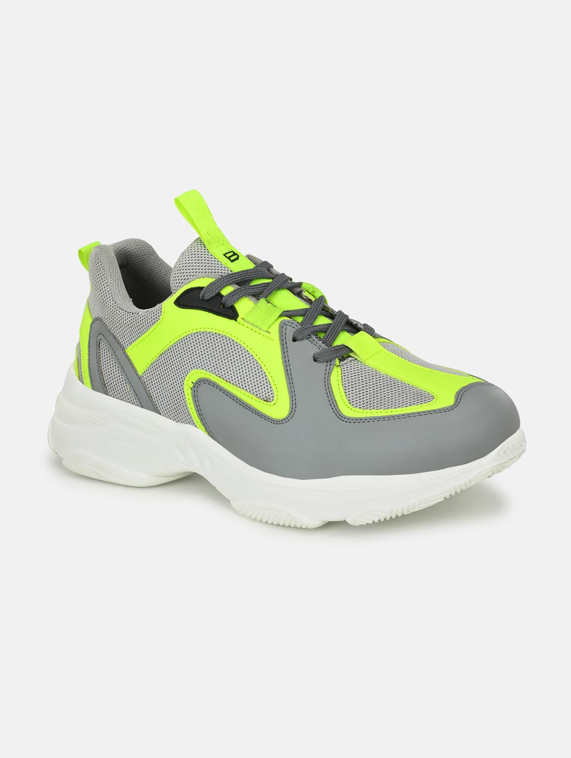 men grey lace up sport shoe - 18737043 -  Zoom Image - 0