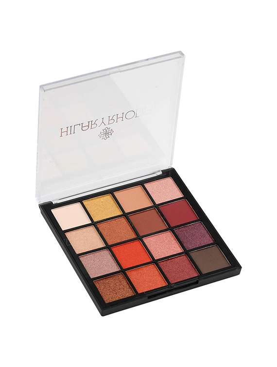 hilary rhoda shimmery, matte finish mini eyeshadow palette (multicolour)
