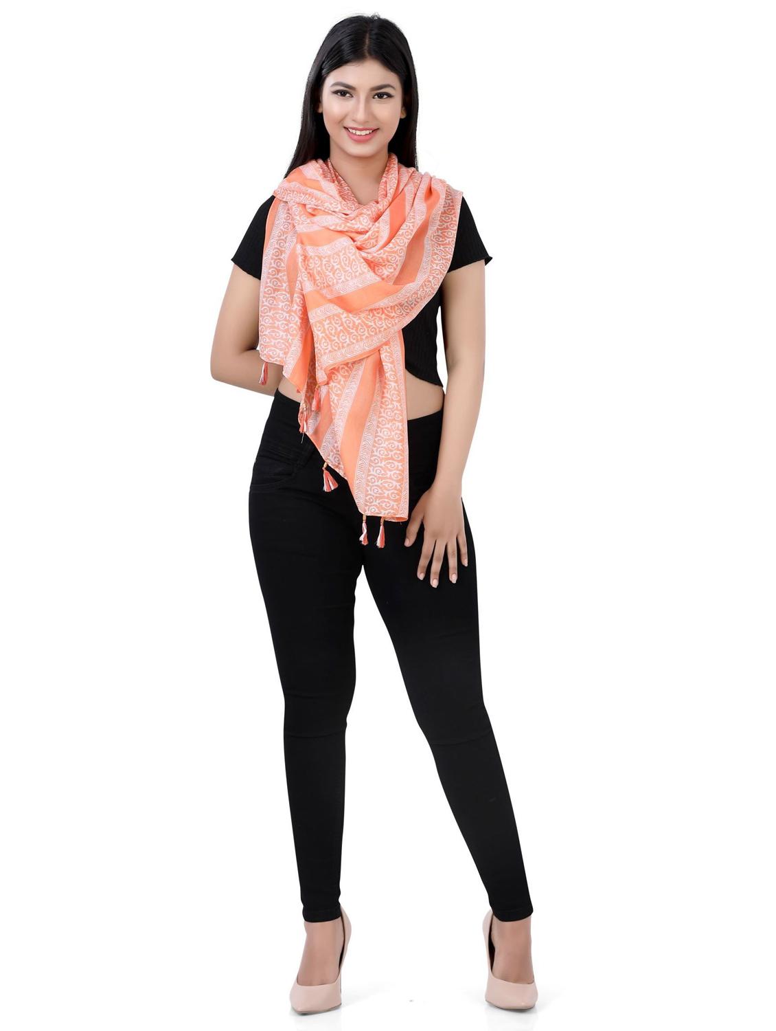 multi colored viscose scarf - 18737987 - Standard Image - 2