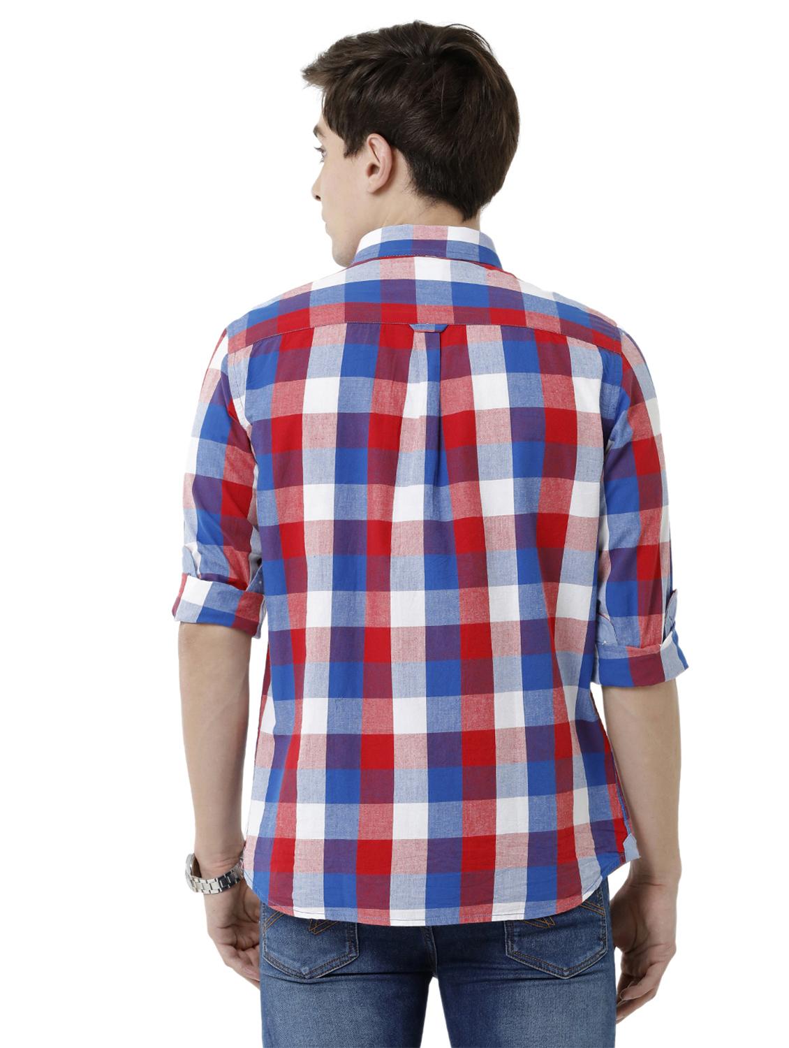 mens checks casual shirt - 18738075 - Standard Image - 2