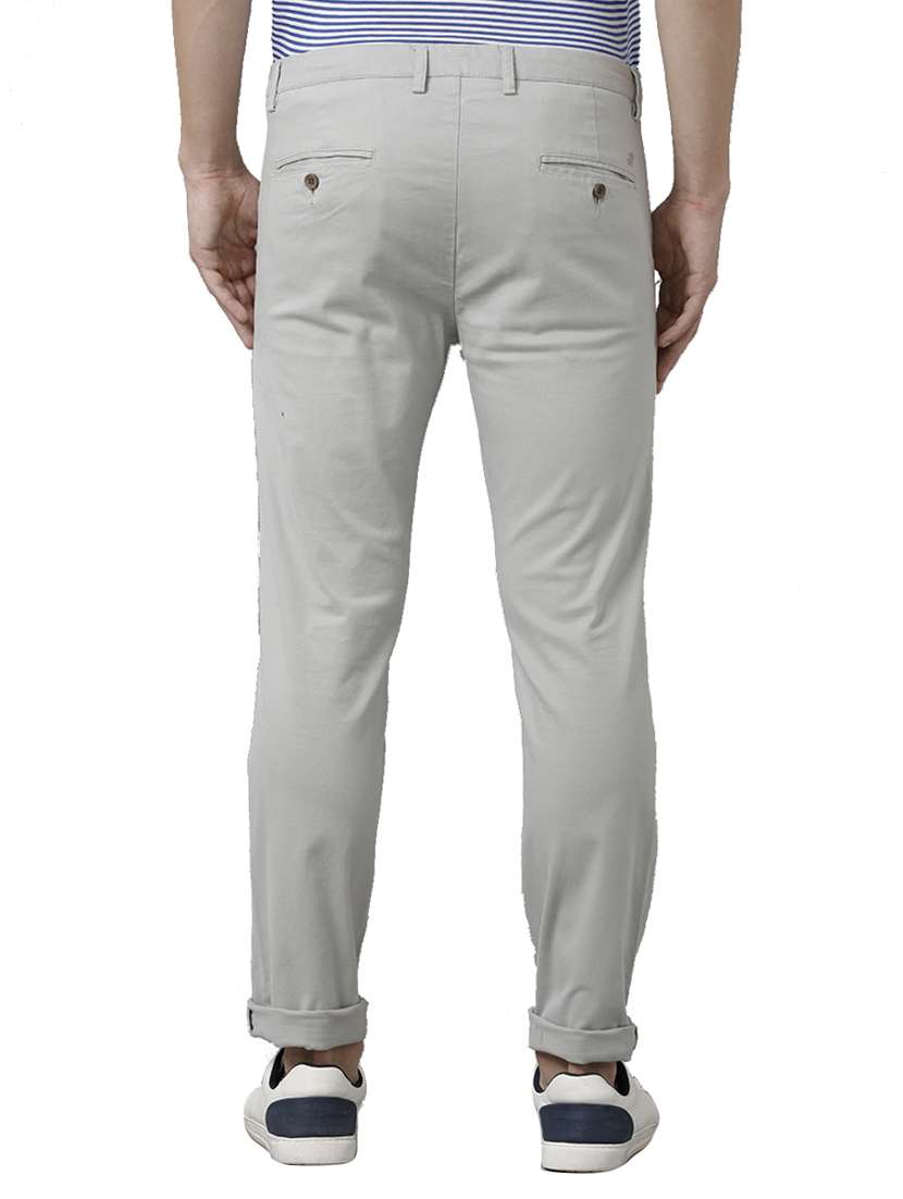 green cotton chinos casual trousers - 18738608 -  Standard Image - 2
