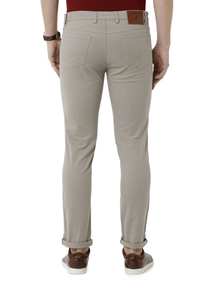 beige cotton chinos casual trousers - 18738644 -  Standard Image - 2