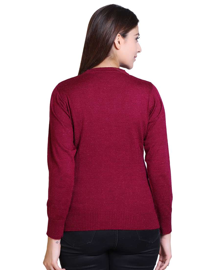 round neck solid pullover  - 18738971 -  Standard Image - 2