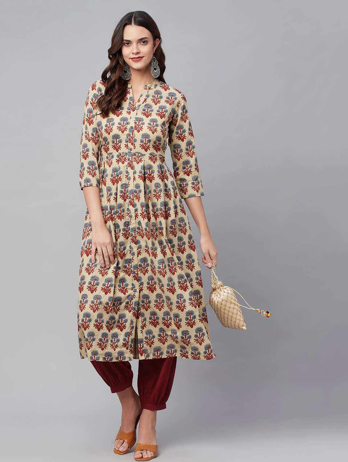 printed kurta salwar set