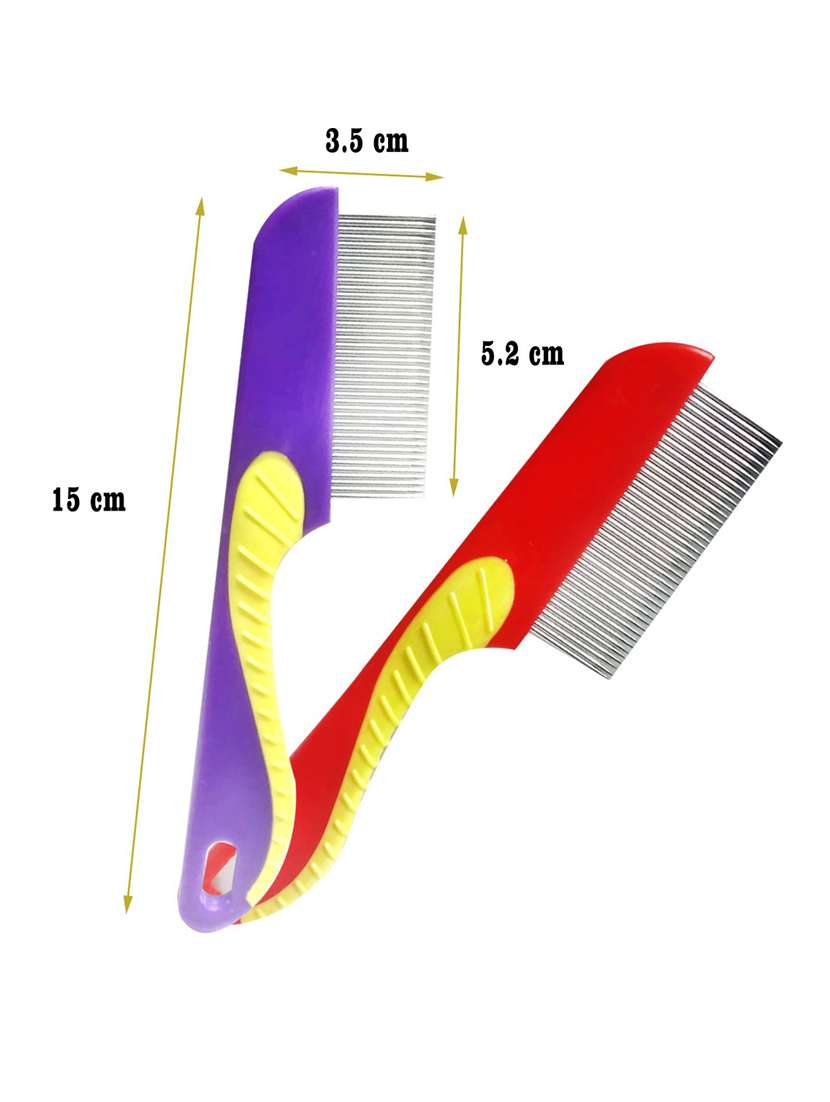multi colored stainless steel pet comb brush - 18739900 -  Standard Image - 2