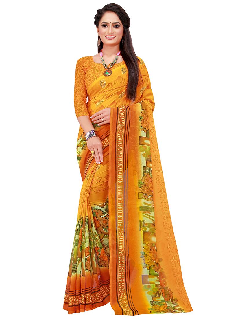 women's saree combo with blouse - 18740495 - Standard Image - 2