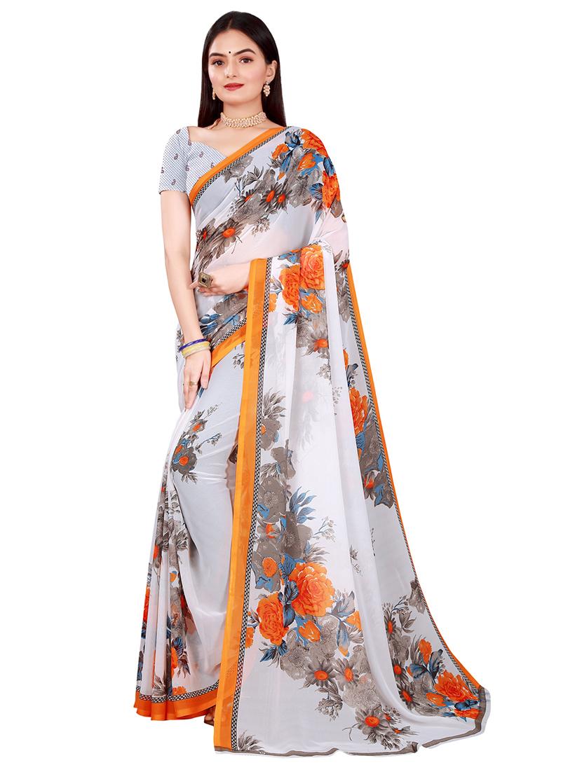 women's saree combo with blouse - 18741417 - Standard Image - 2