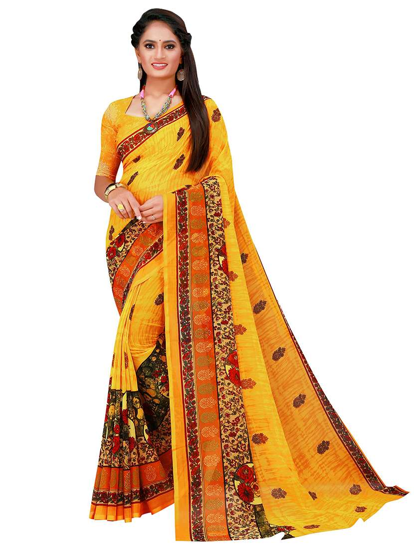 women's saree combo with blouse - 18741666 - Standard Image - 2