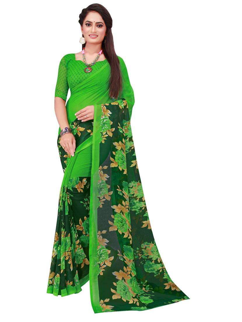women's saree combo with blouse - 18742157 - Standard Image - 2