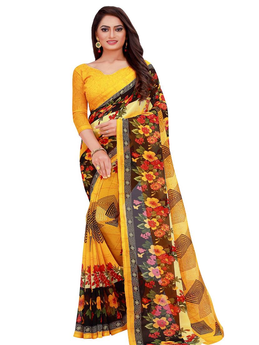 women's saree combo with blouse - 18742411 - Standard Image - 2