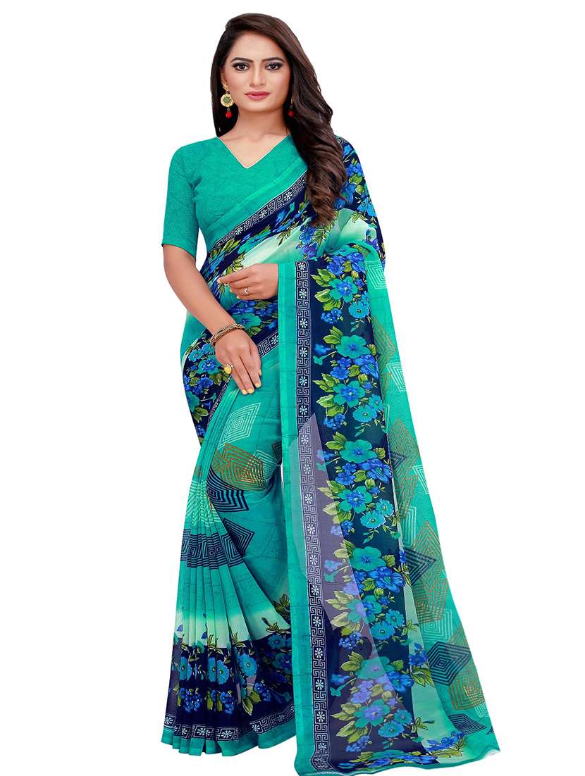 women's saree combo with blouse - 18742444 - Standard Image - 2