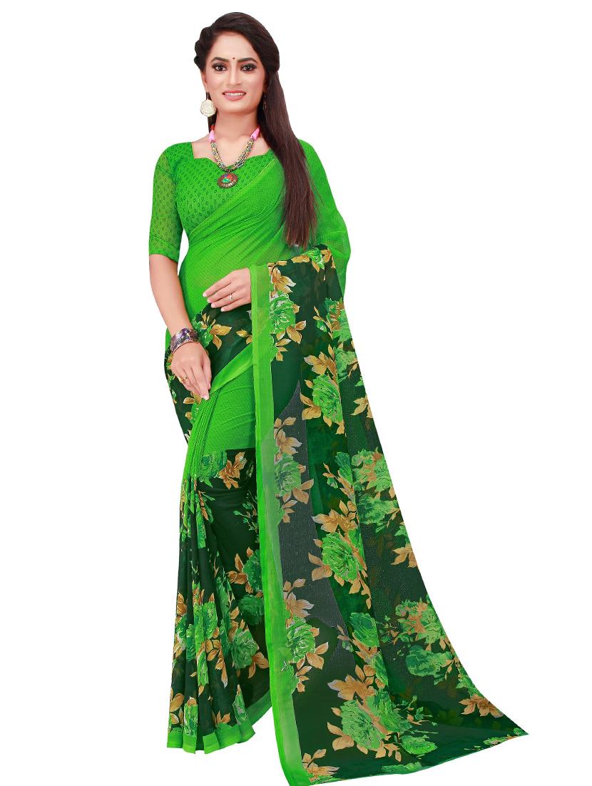 women's saree combo with blouse - 18742467 - Standard Image - 2
