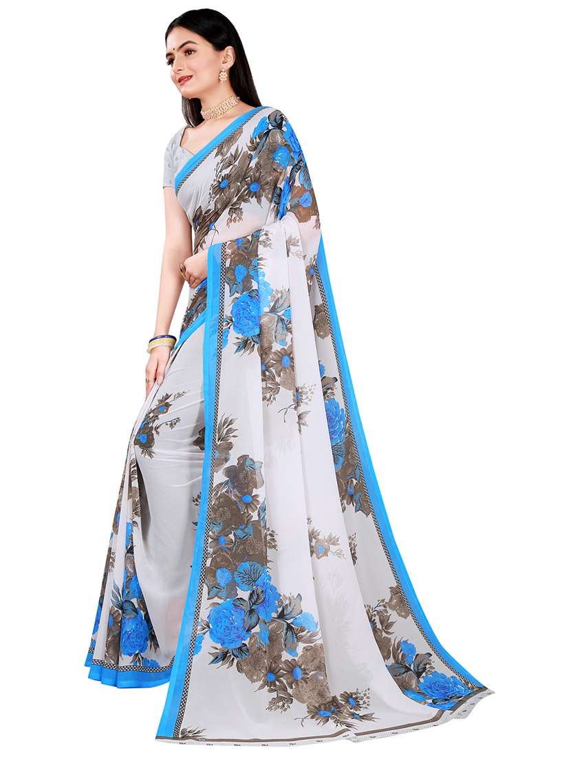 women's saree combo with blouse - 18742490 - Standard Image - 2