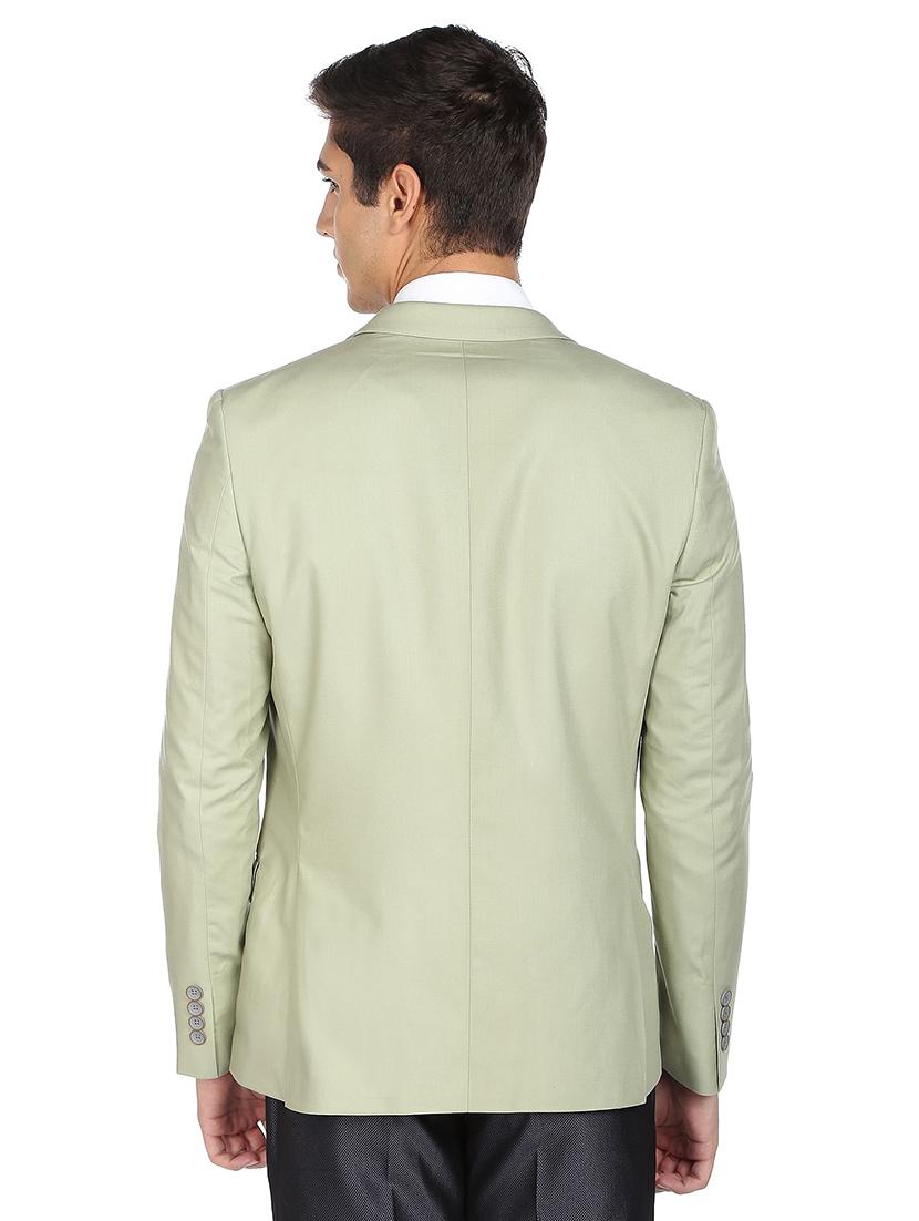 green solid formal blazer - 18742788 - Standard Image - 2