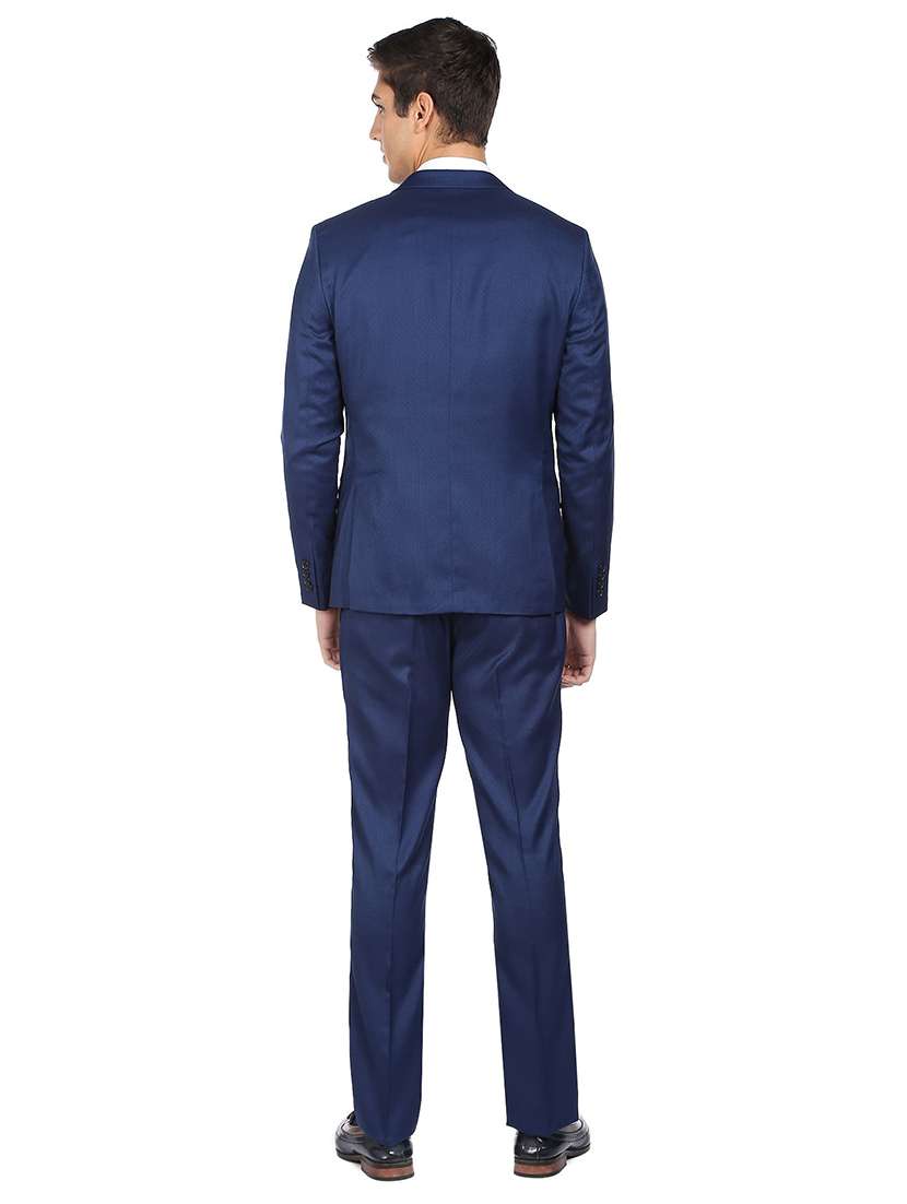 navy blue solid suit set - 18742945 -  Standard Image - 2