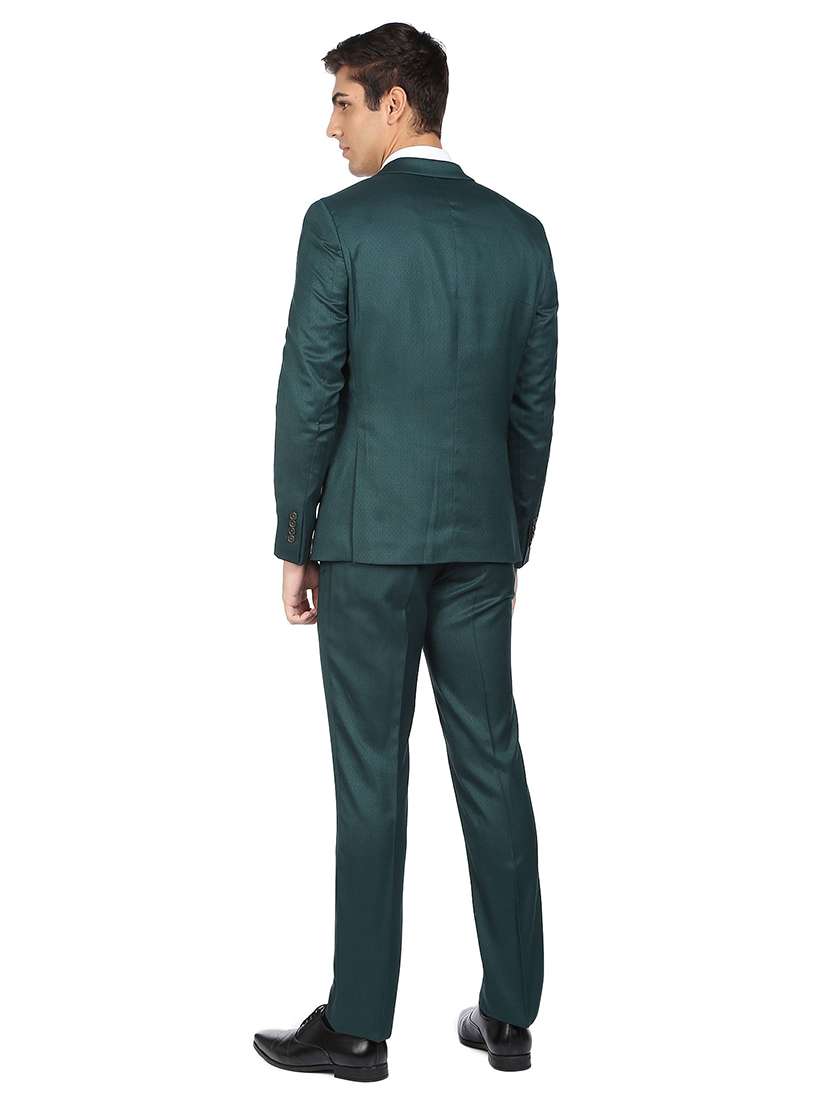 green blue solid suit set - 18742946 - Standard Image - 2