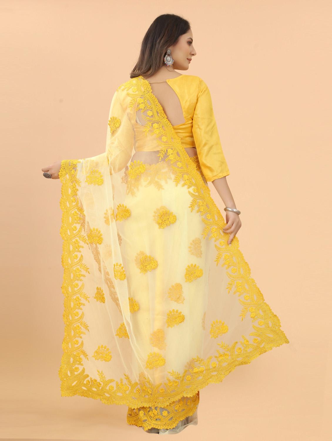 women's embroidered saree - 18743549 - Standard Image - 2