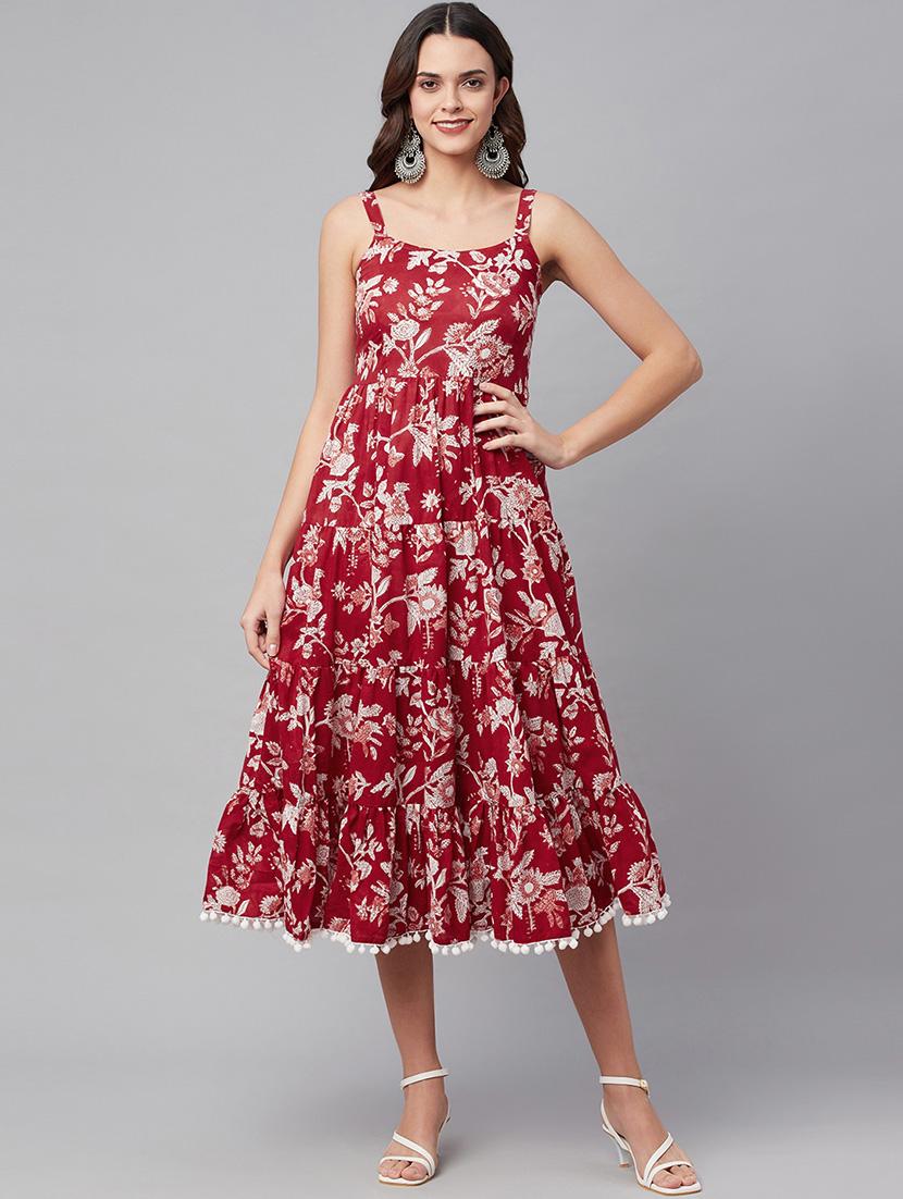 women's tiered floral dress - 18750814 -  Zoom Image - 0