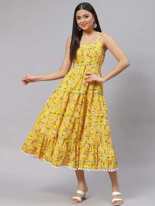 Women's Tiered Dress Floral Dress