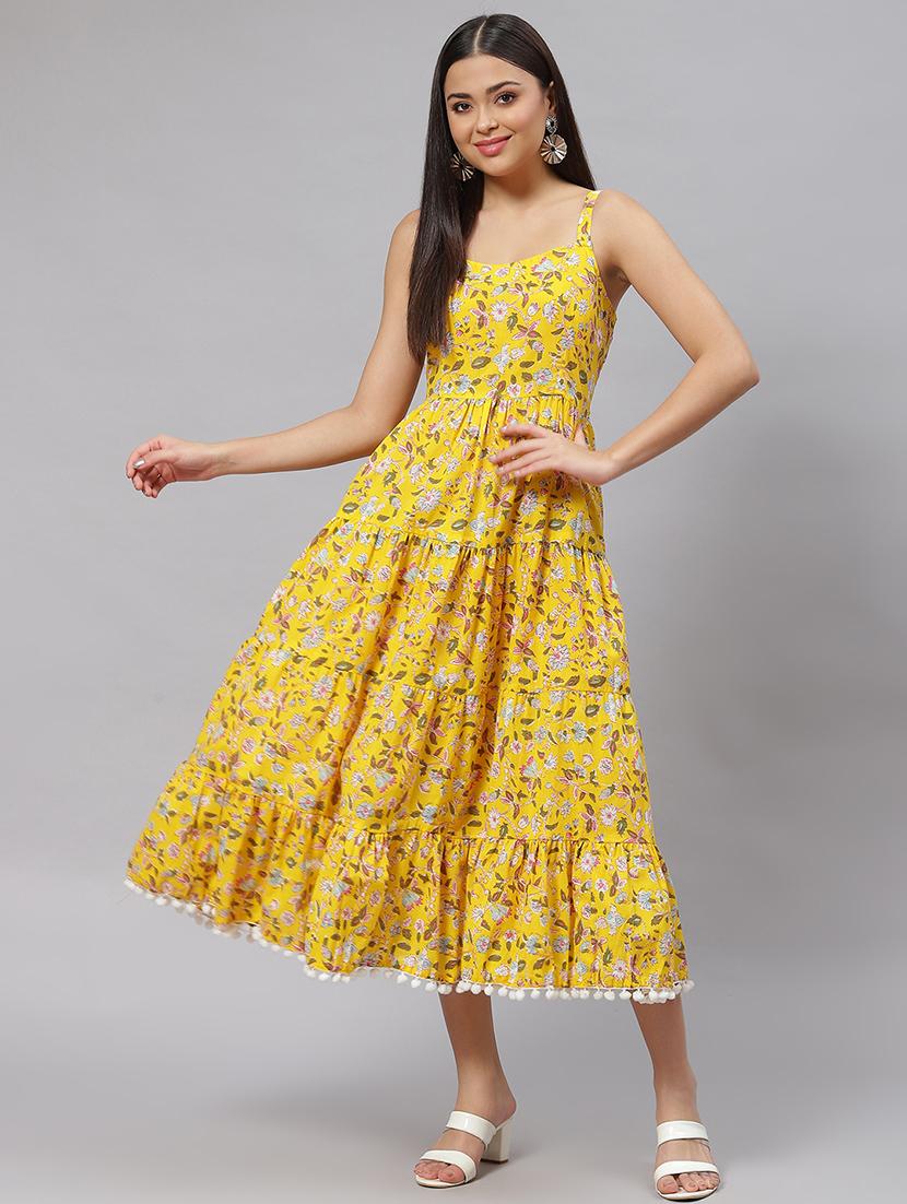 women's tiered dress floral dress - 18750819 - Zoom Image - 0
