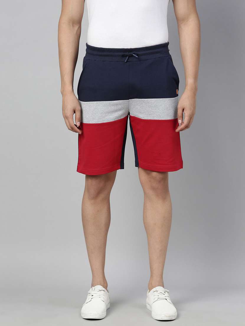 mens multi colored short