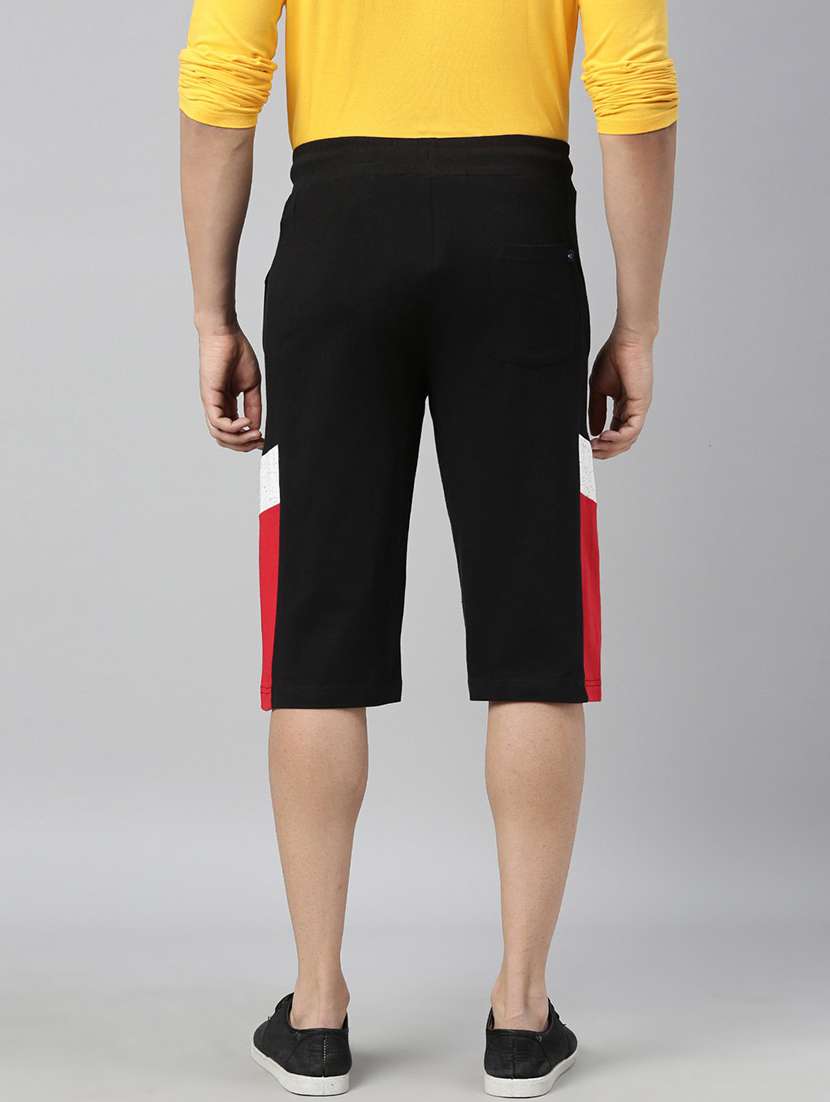 men color block mid rise bermuda shorts - 18751039 - Standard Image - 2