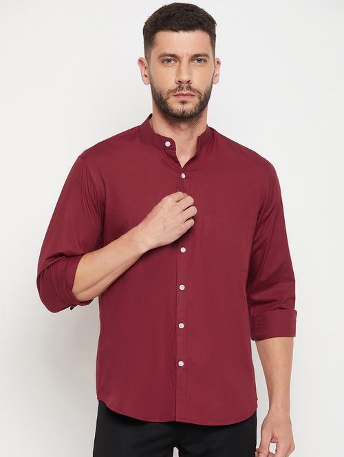 mens solid casual shirt - 18751068 -  Standard Image - 0