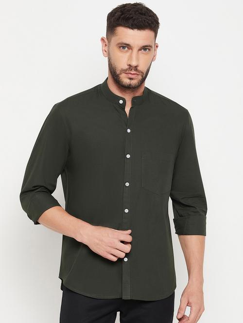 mens solid casual shirt - 18751069 -  Standard Image - 0