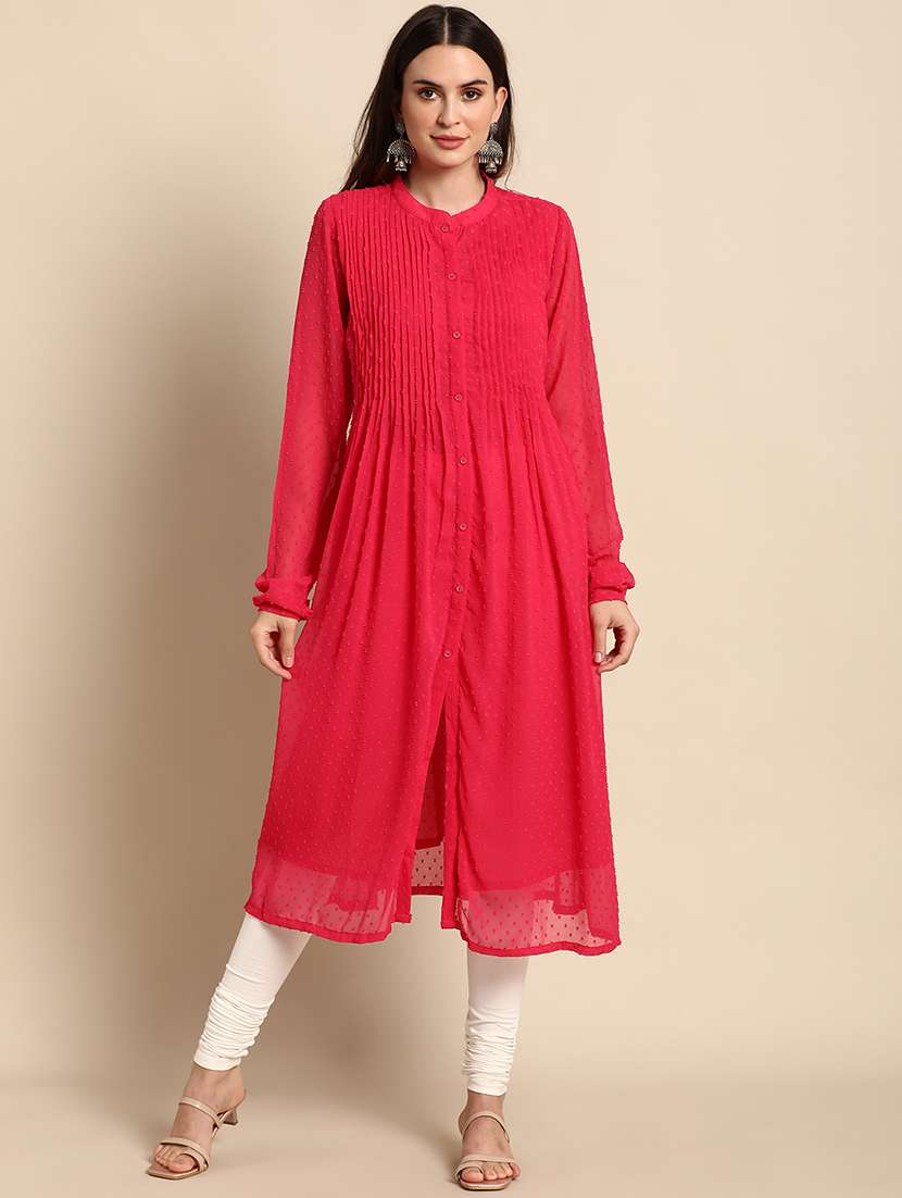 women's front slit kurta