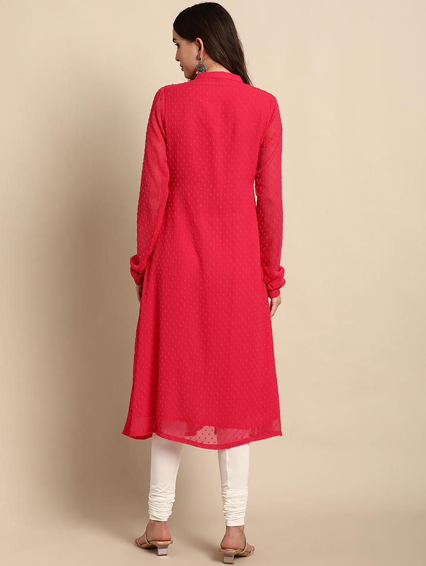 women's front slit kurta - 18757972 - Standard Image - 2