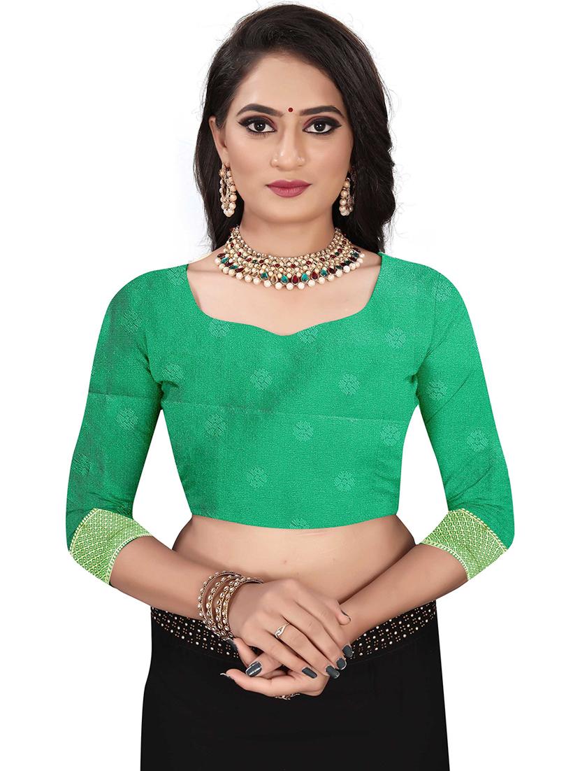 jacquard work banarasi saree with blouse - 18758128 - Standard Image - 2