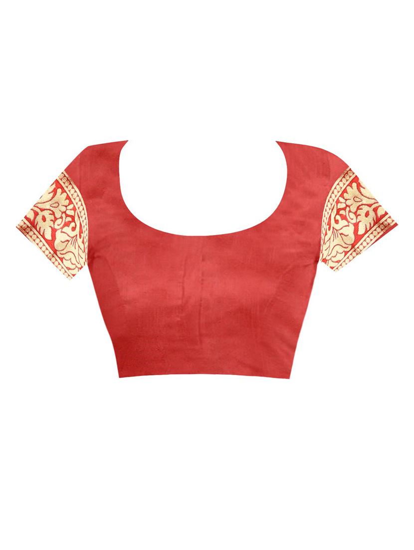 ethnic banarasi saree with blouse - 18758389 - Standard Image - 2