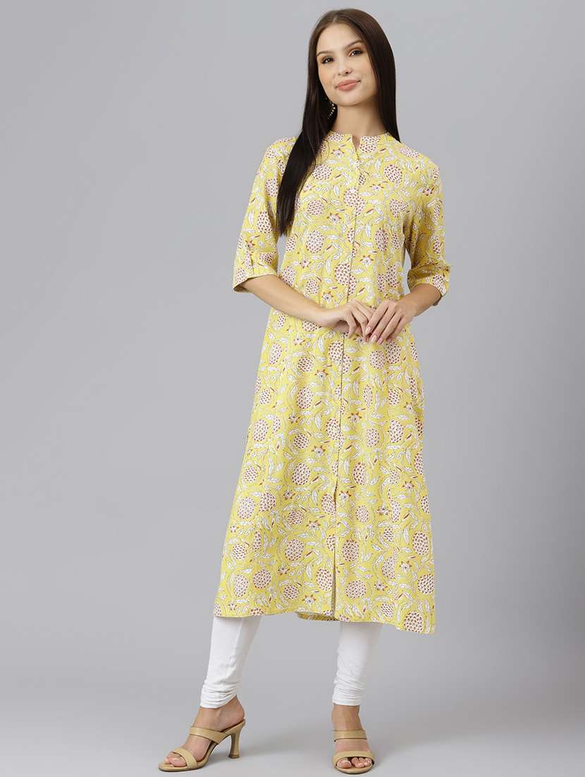 women's front slit kurta - 18758801 -  Standard Image - 2