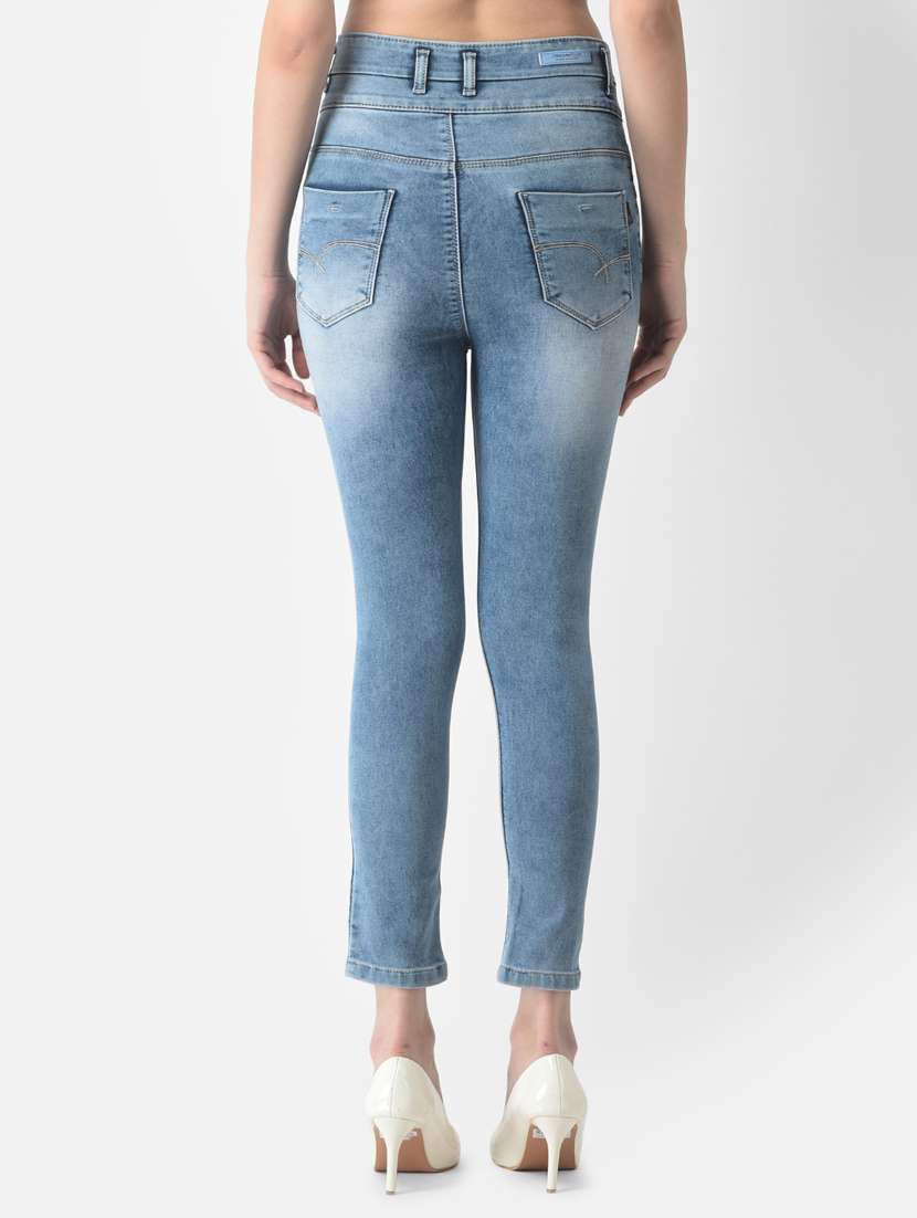 women's plain skinny fit jeans - 18765050 -  Standard Image - 2
