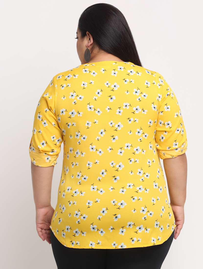 women's straight mandarin neck top - 18765155 -  Standard Image - 2