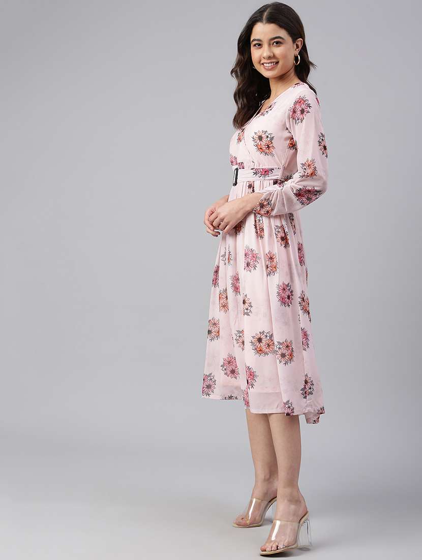 Women's Fit & Flare Floral Dress - 18765315 -  Standard Image - 2