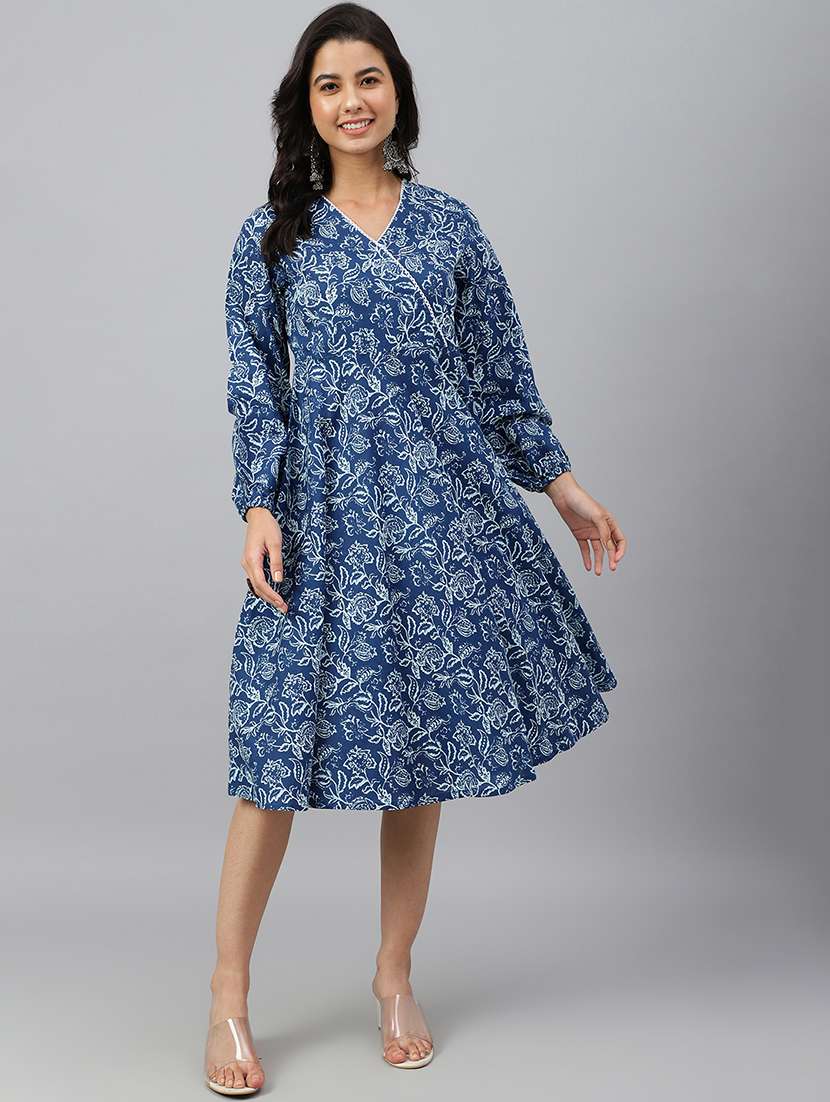 women's fit & flare floral dress