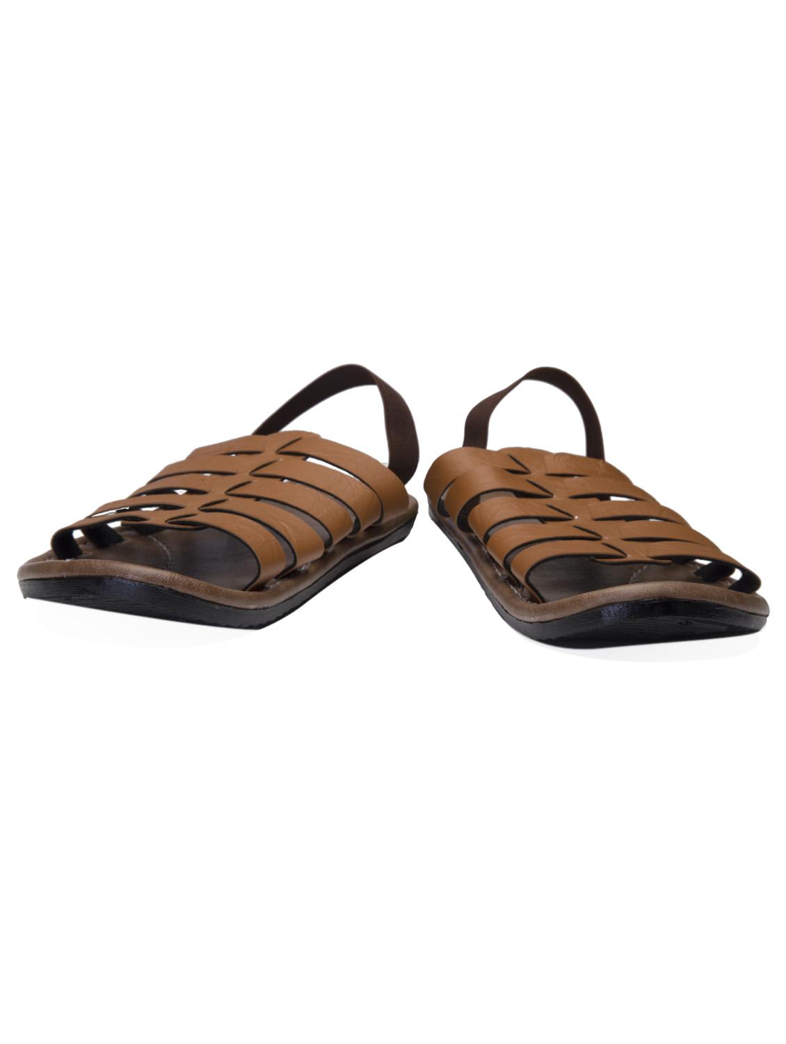 brown slip on sandal - 18765654 - Standard Image - 2
