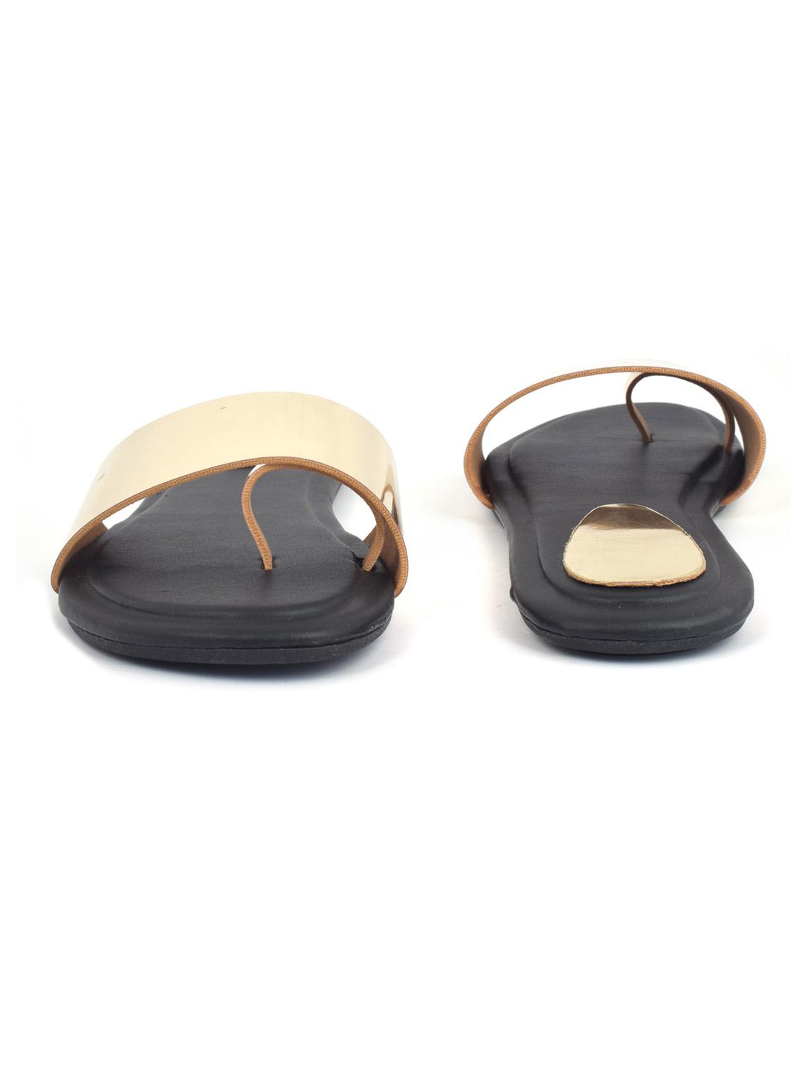 copper slip on sandal - 18765816 - Standard Image - 2