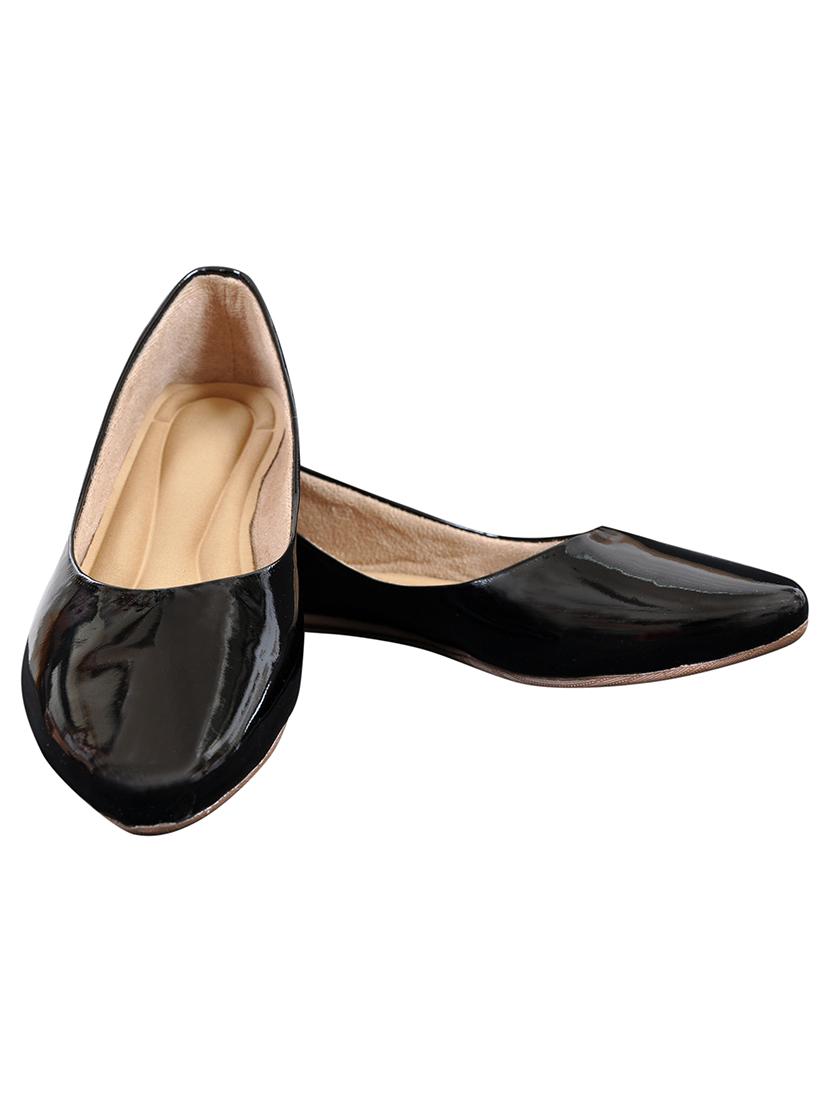 black slip on ballerina - 18766019 - Standard Image - 2