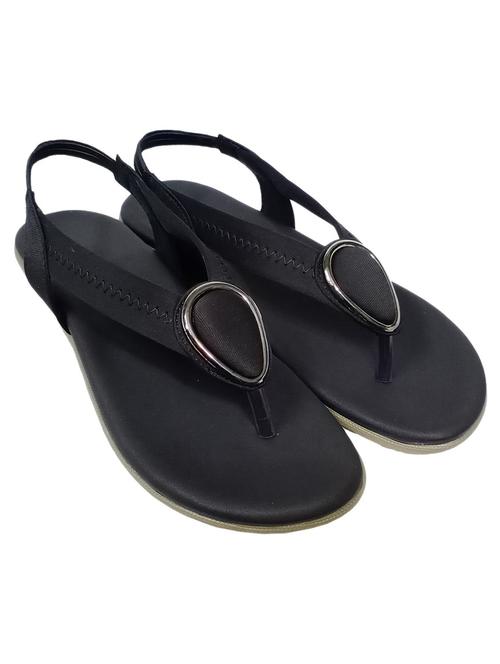 black back strap sandal - 18766213 - Standard Image - 0
