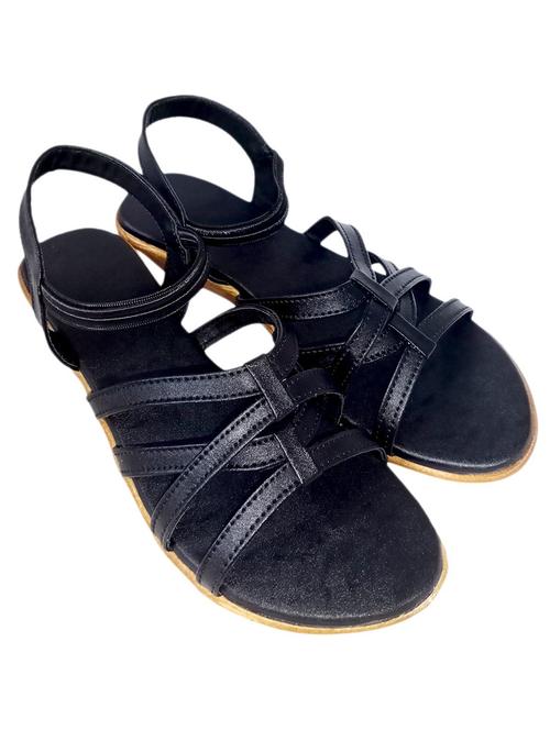 black back strap sandal - 18766235 -  Standard Image - 0